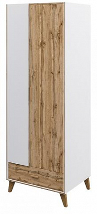 Шкаф комбинированный  Сканди Белый МН-036-35