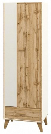 Шкаф комбинированный  Сканди Белый МН-036-09