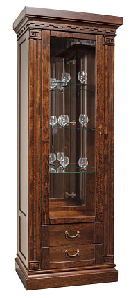 Шкаф с витриной (левый)   ГМ 5806-01