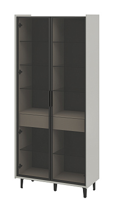 Шкаф комбинированный  Модена Жемчуг МН-048-25-Ц2